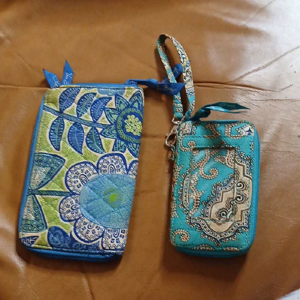 Vera Bradley Teal Wristlet